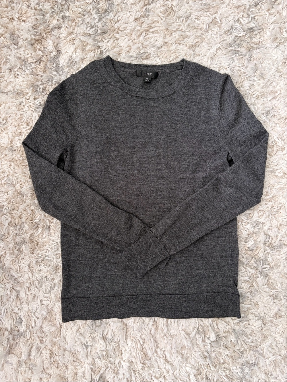 J. Crew Women’s Dark Gray Merino Wool Sweater - Size XS